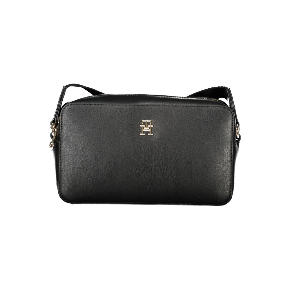 Tommy Hilfiger Schwarze Polyethylen-Handtasche