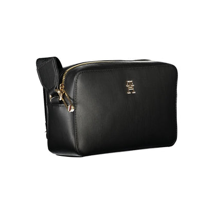 Tommy Hilfiger Schwarze Polyethylen-Handtasche