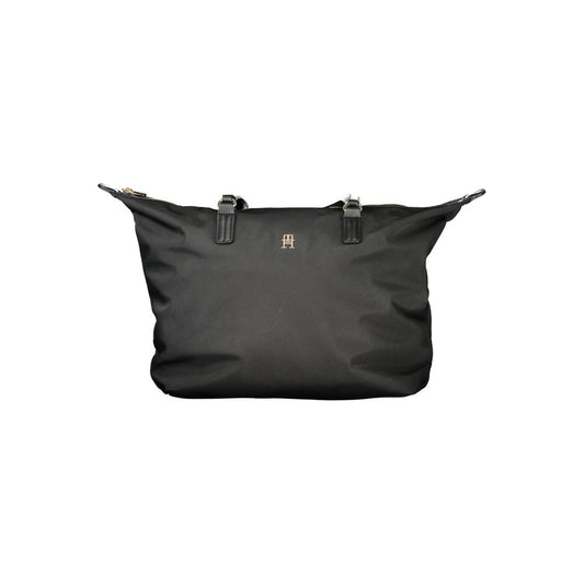 Tommy Hilfiger Schwarze Polyester Handtasche