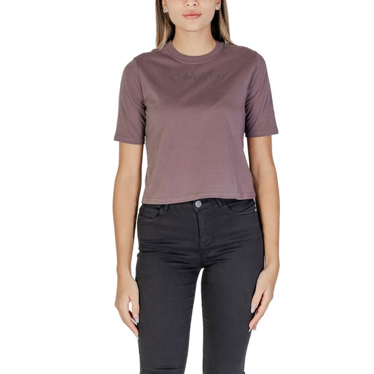 Calvin Klein Sport Lila Baumwolle Tops & T-Shirt