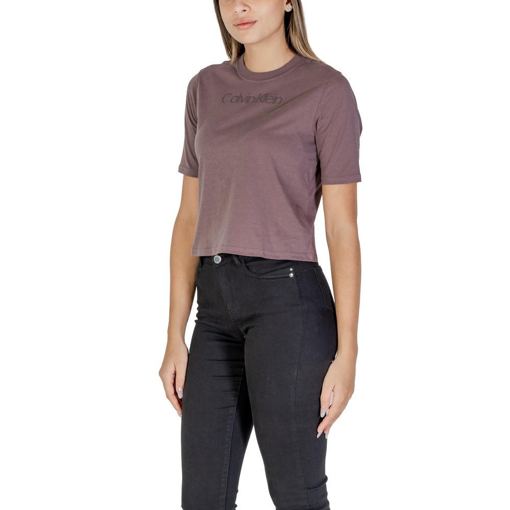 Calvin Klein Sport Lila Baumwolle Tops & T-Shirt