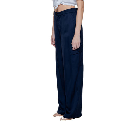 Street One Blaue Viskose Jeans & Hose