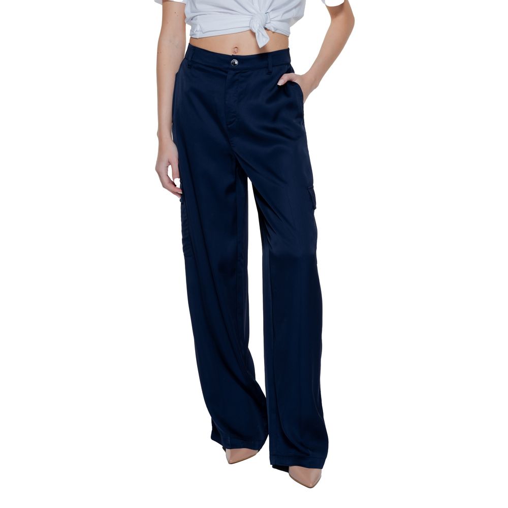 Street One Blaue Viskose Jeans & Hose