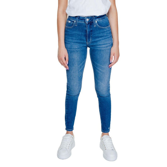 Calvin Klein Jeans Blaue Baumwolljeans & Hose