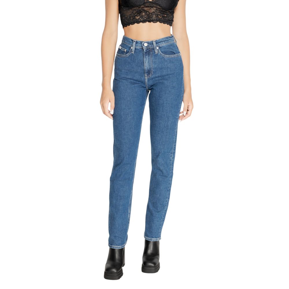 Calvin Klein Jeans Blaue Baumwolljeans & Hose