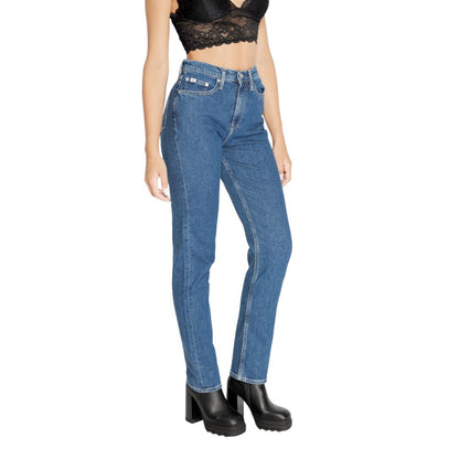 Calvin Klein Jeans Blaue Baumwolljeans & Hose