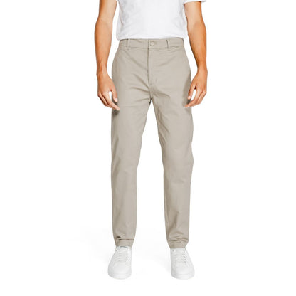 Calvin Klein Jeans Beige Baumwolle Rigenerato Jeans & Hose