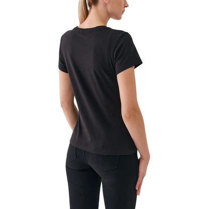 Calvin Klein Jeans Schwarze Baumwolle Tops & T-Shirt