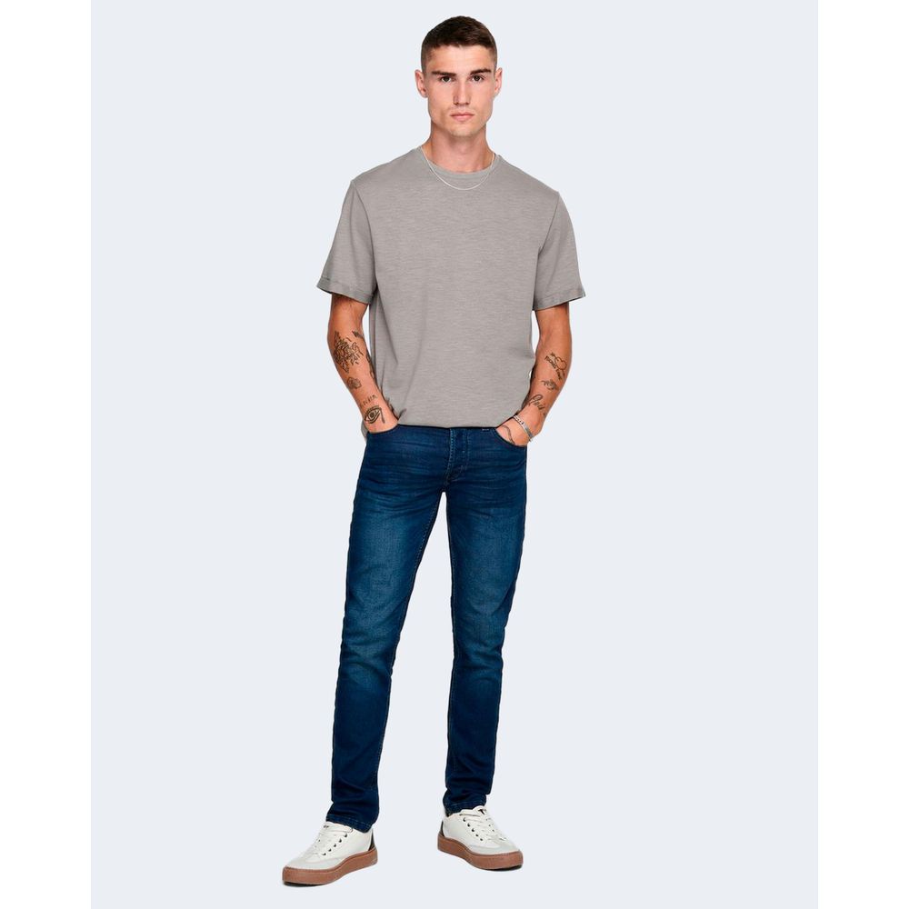 Only & Sons Blaue Baumwolljeans & Hose