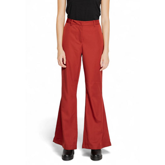 Vero Moda Rote Polyester Jeans & Hose