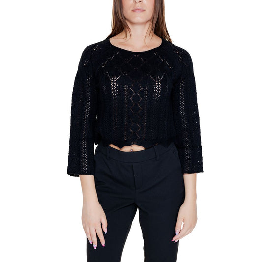 Vero Moda Schwarze Baumwolle Tops & T-Shirt