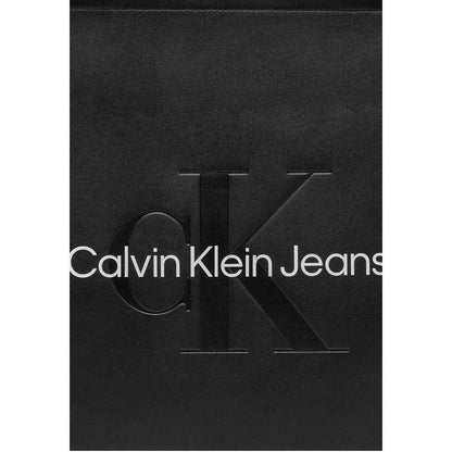 Calvin Klein Jeans Schwarze Polyethylen-Handtasche