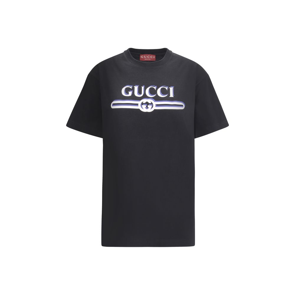 Gucci Logo-T-Shirt maxi