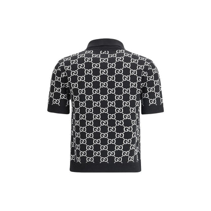 Gucci GG Woll-Jacquard Poloshirt