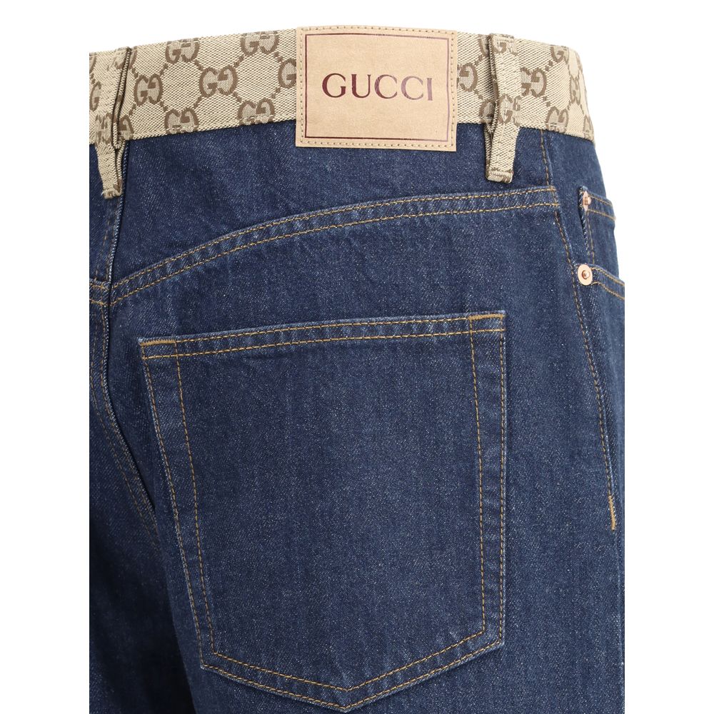 Gucci Logo Boyfriend Jeans