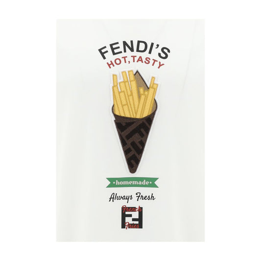 Fendi T-Shirt mit Pommes frites