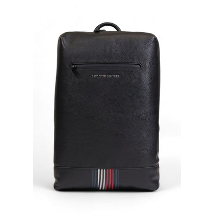 Tommy Hilfiger Schwarzer Polyethylen-Rucksack