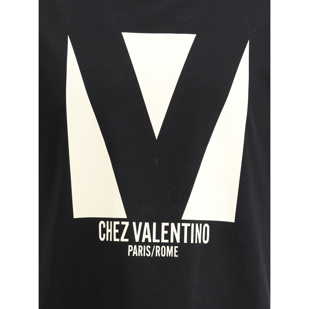 Valentino Pap Maxi-T-Shirt mit Druck