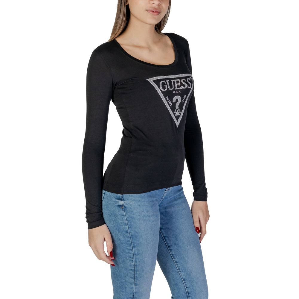 Guess Schwarze Baumwolle Tops & T-Shirt