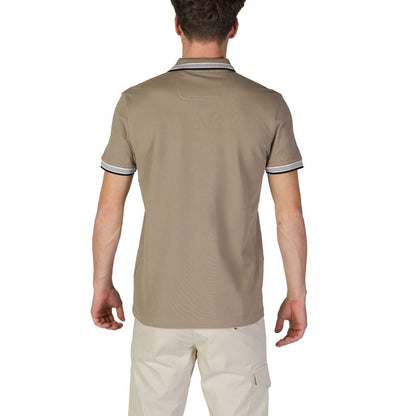 Hugo Boss Graues Baumwoll-Poloshirt