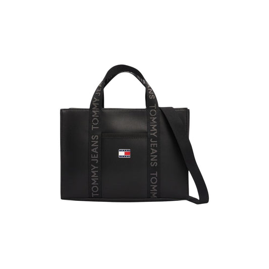 Tommy Hilfiger Jeans Schwarze Polyethylen-Handtasche