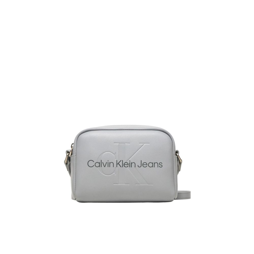 Calvin Klein Jeans Graue Polyethylen-Handtasche