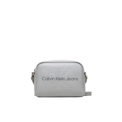 Calvin Klein Jeans Graue Polyethylen-Handtasche