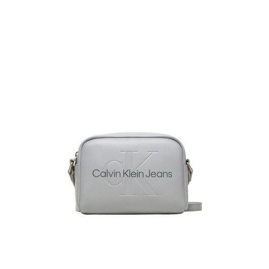 Calvin Klein Jeans Graue Polyethylen-Handtasche