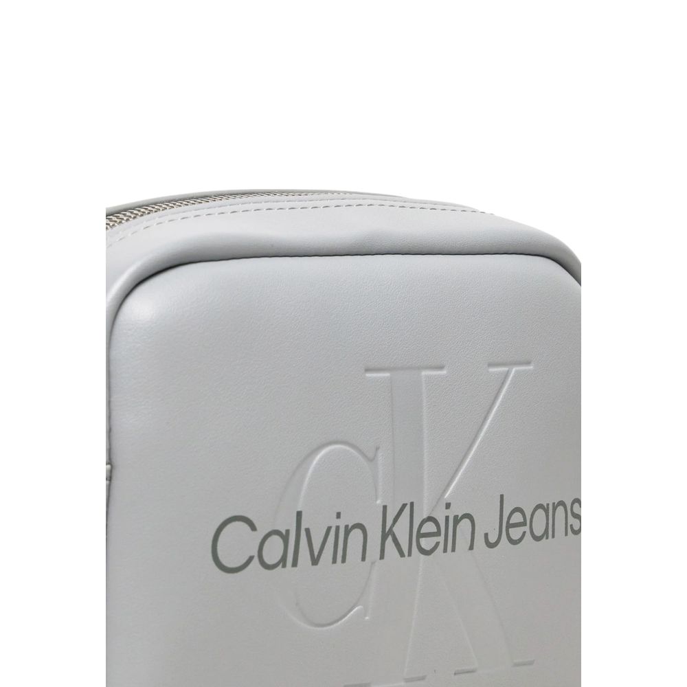 Calvin Klein Jeans Graue Polyethylen-Handtasche