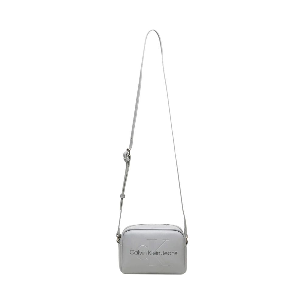 Calvin Klein Jeans Graue Polyethylen-Handtasche