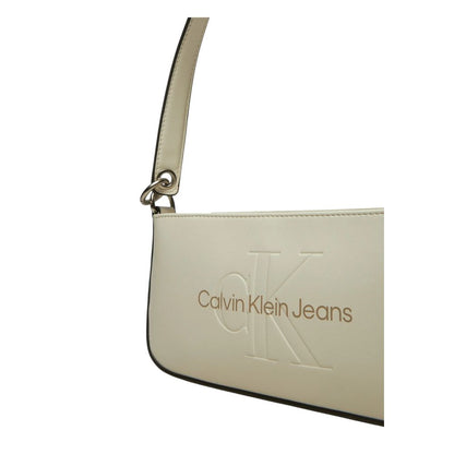 Calvin Klein Jeans Handtasche aus weißem Polyethylen