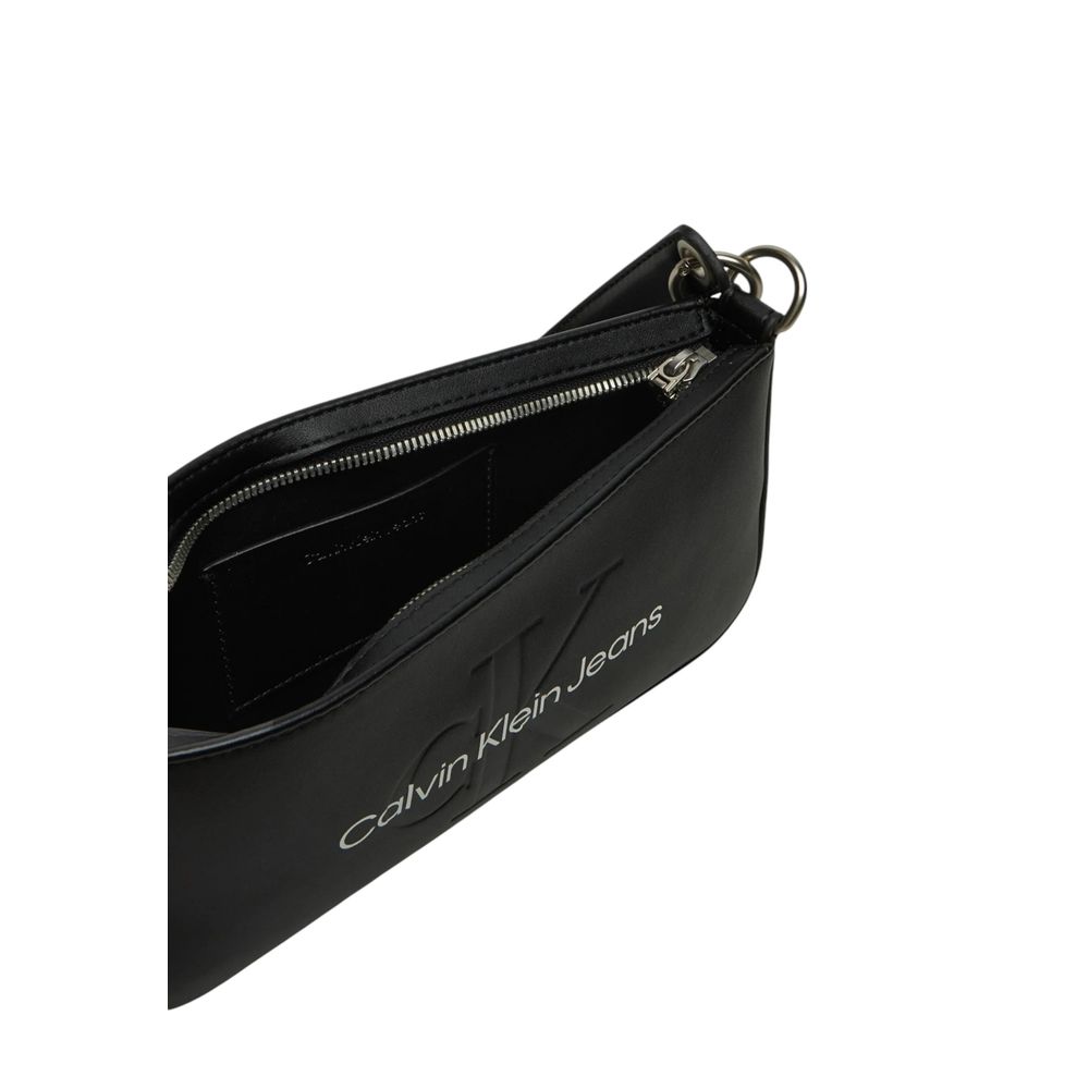 Calvin Klein Jeans Schwarze Polyethylen-Handtasche