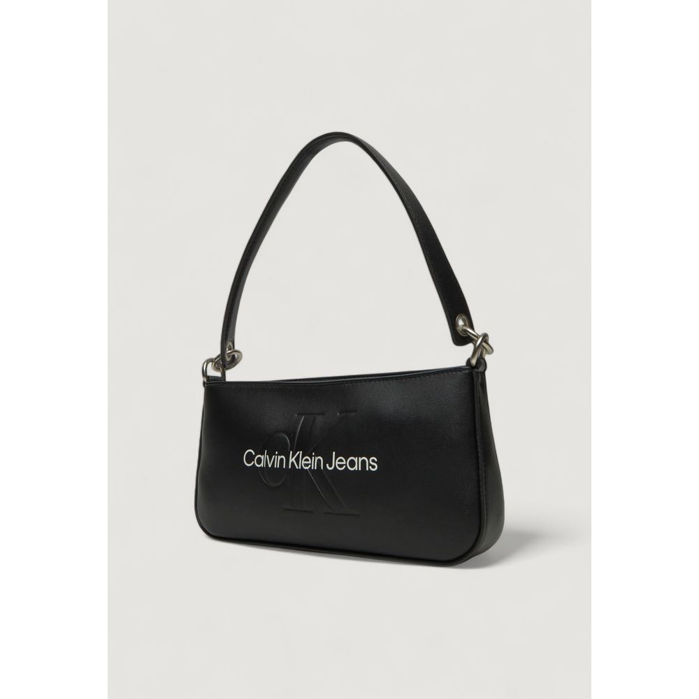 Calvin Klein Jeans Schwarze Polyethylen-Handtasche