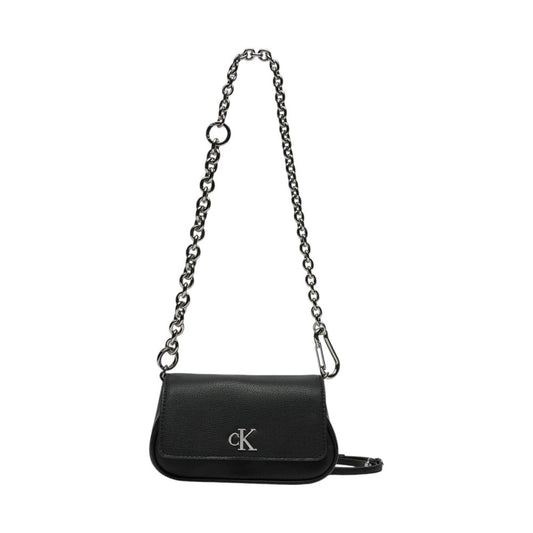 Calvin Klein Schwarze Handtasche aus rezykliertem Polyester