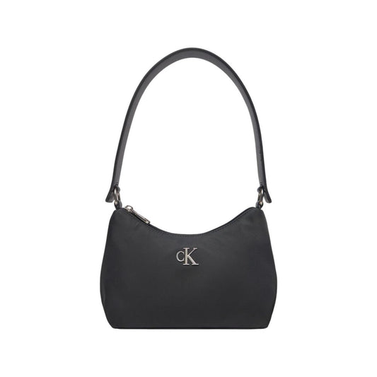 Calvin Klein Jeans Schwarze Handtasche aus rezykliertem Polyester