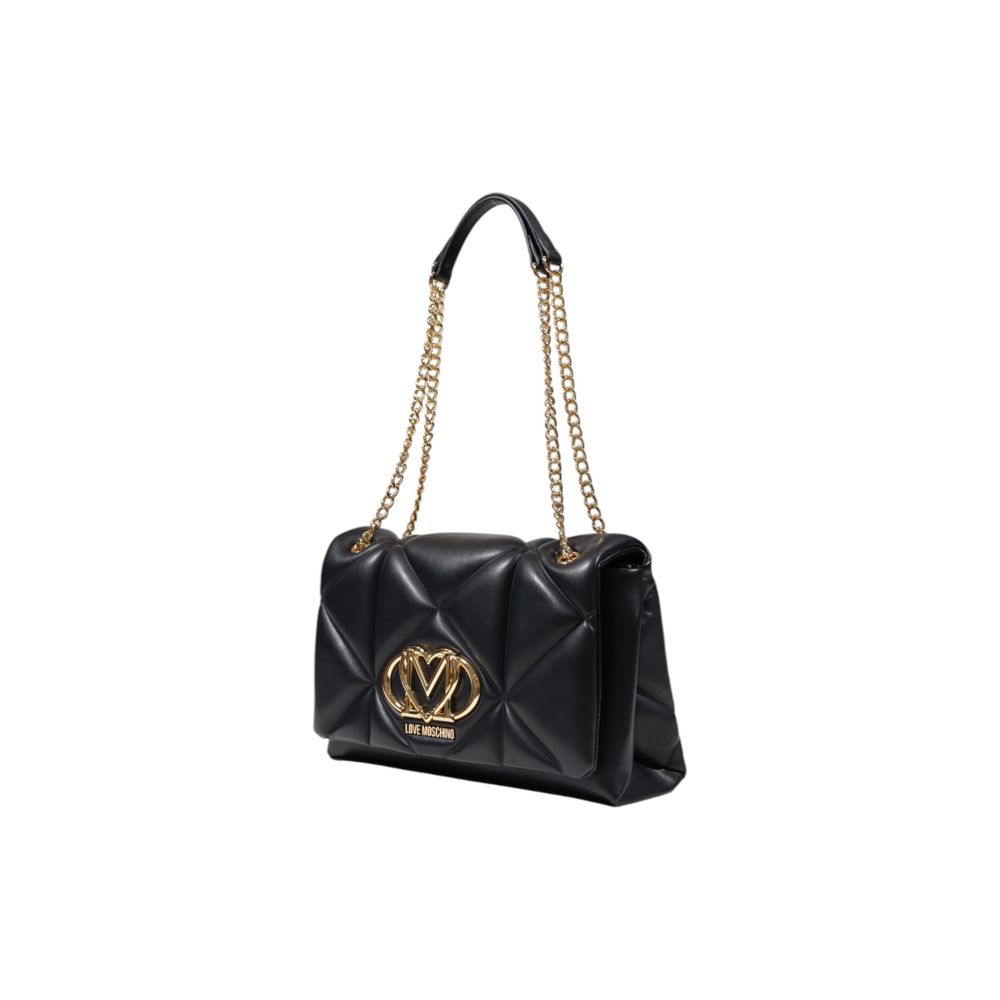 Love Moschino Schwarze Polyethylen-Handtasche