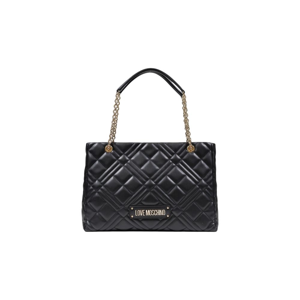 Love Moschino Schwarze Polyethylen-Handtasche