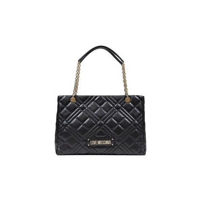 Love Moschino Schwarze Polyethylen-Handtasche