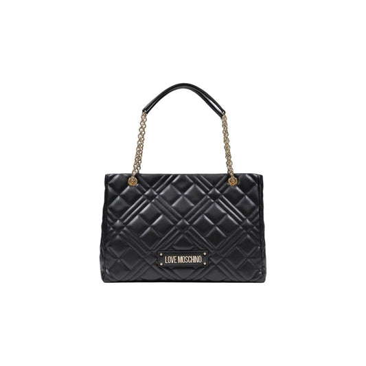 Love Moschino Schwarze Polyethylen-Handtasche