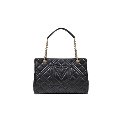 Love Moschino Schwarze Polyethylen-Handtasche