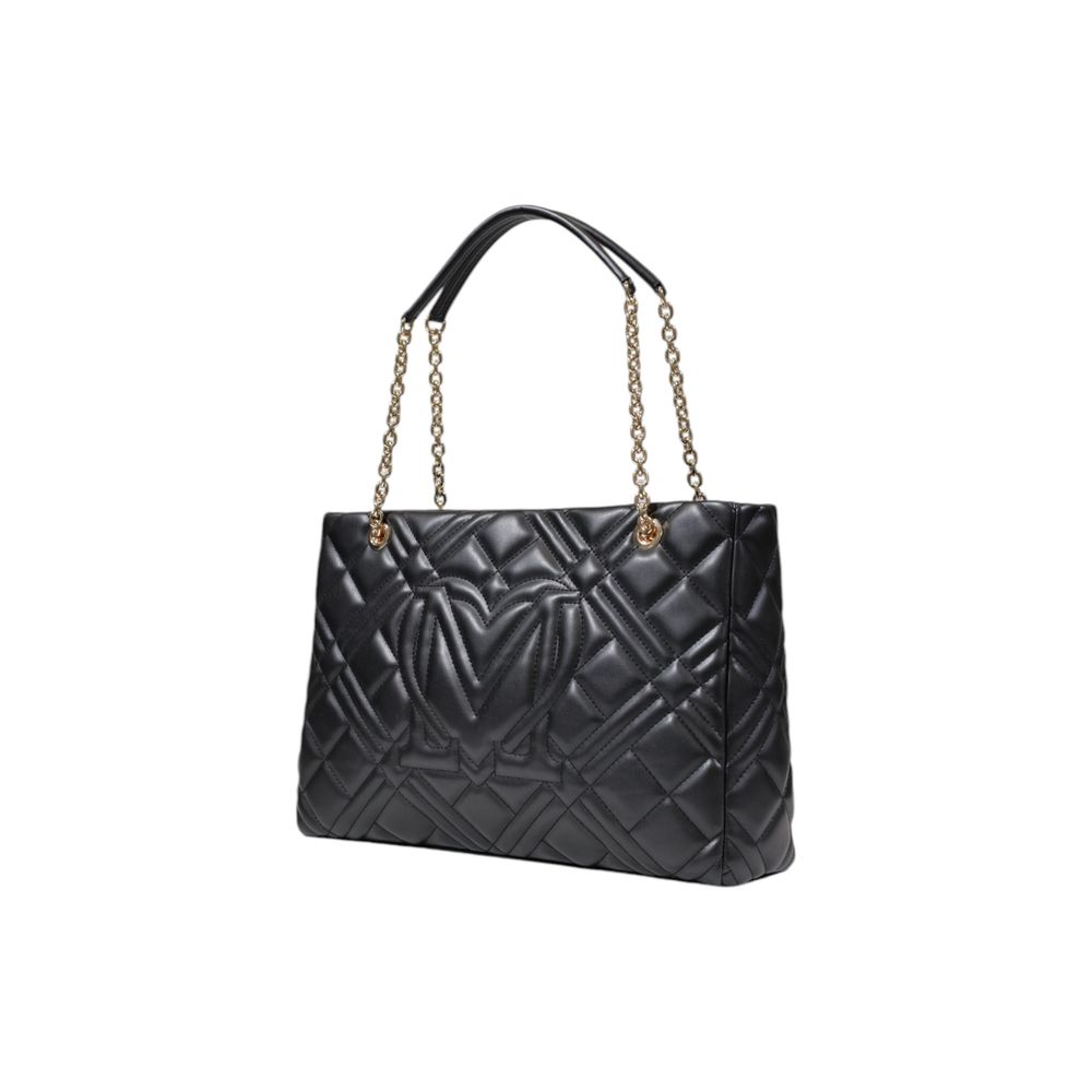 Love Moschino Schwarze Polyethylen-Handtasche