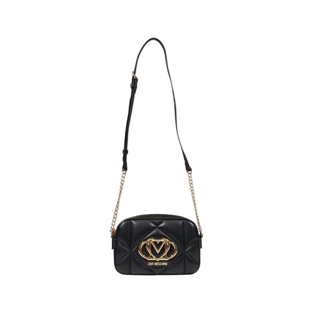 Love Moschino Schwarze Polyethylen-Handtasche