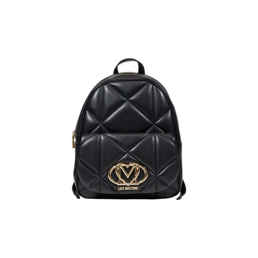 Love Moschino Schwarzer Polyethylen-Rucksack