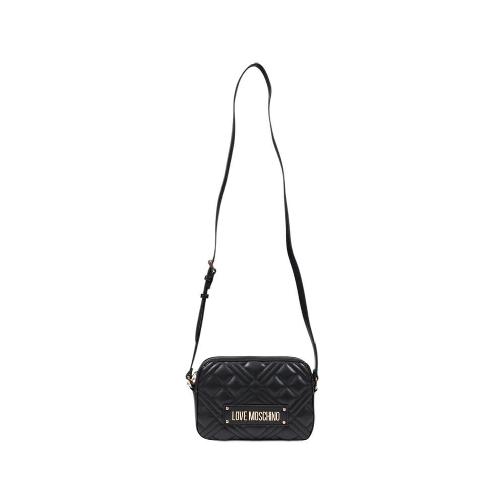 Love Moschino Schwarze Polyethylen-Handtasche