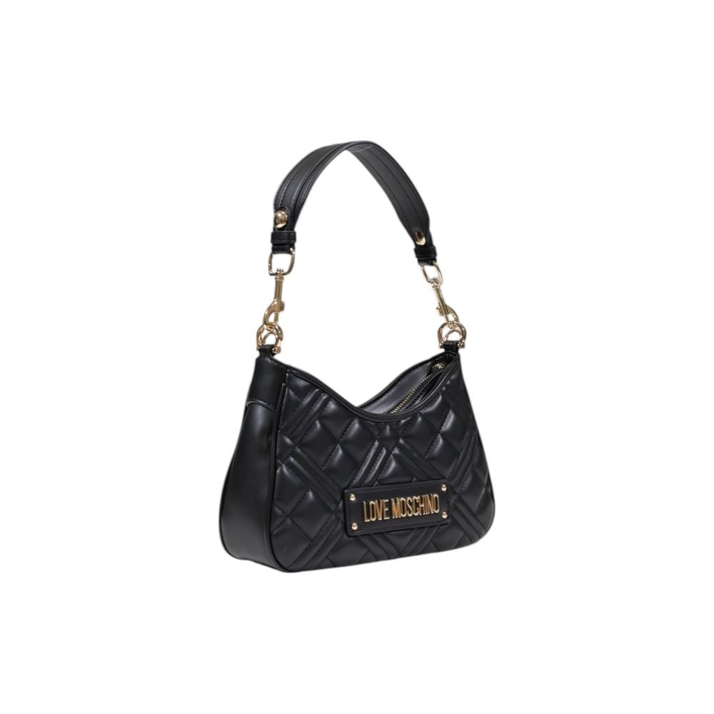 Love Moschino Schwarze Polyethylen-Handtasche