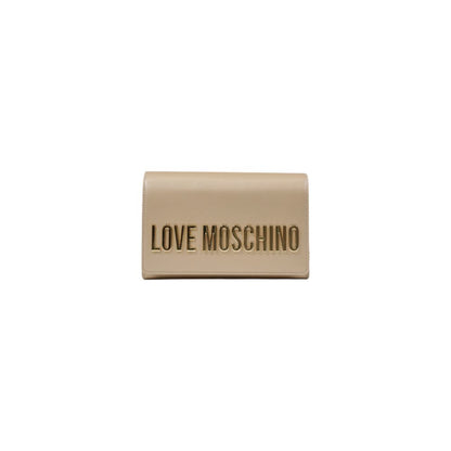 Love Moschino Goldene Polyethylen-Handtasche