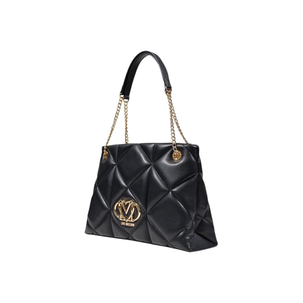 Love Moschino Schwarze Polyethylen-Handtasche