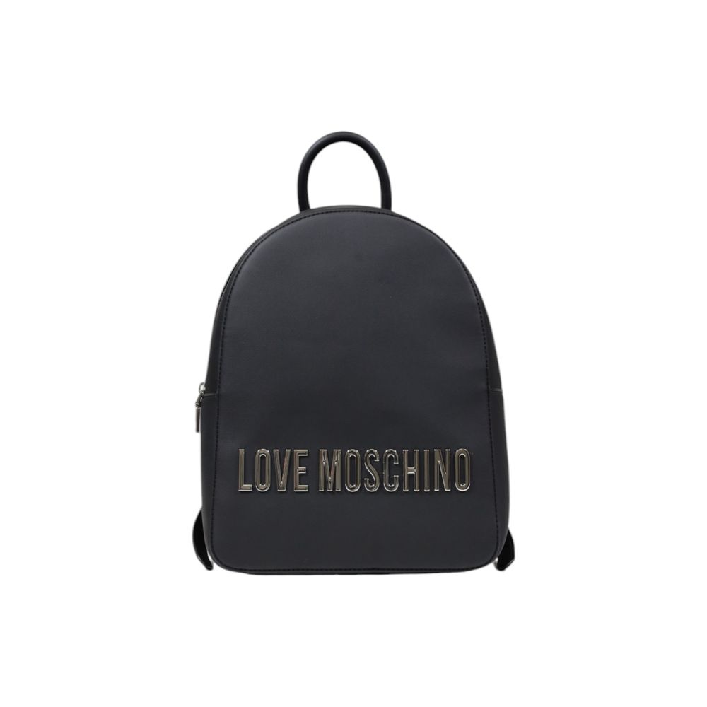 Love Moschino Grauer Polyethylen-Rucksack