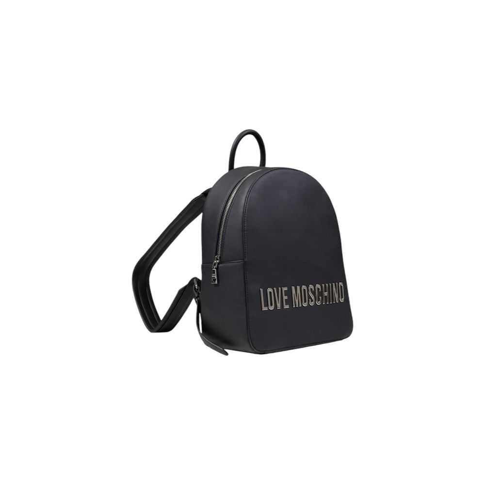 Love Moschino Grauer Polyethylen-Rucksack