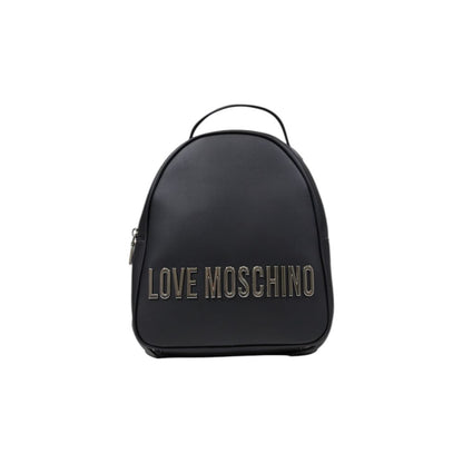 Love Moschino Schwarzer Polyethylen-Rucksack